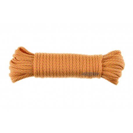 Paracord 550 zsinór 10 m pink-sárga kockás