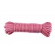 Paracord 550 zsinór 10 m pink-fehér kockás