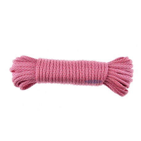 Paracord 550 zsinór 10 m pink-fehér kockás