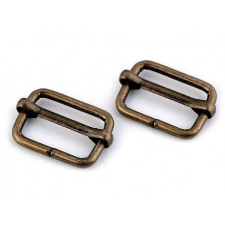 Mozgó csúszó 2 cm antik bronz