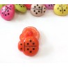 Babagomb 1,3x1,4 cm katica narancs