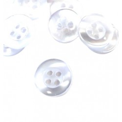 Gomb 1 cm áttetsző