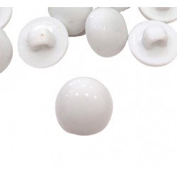 Gomb 1,25 cm füles fehér