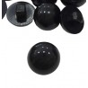 Gomb 1,5 cm füles fekete