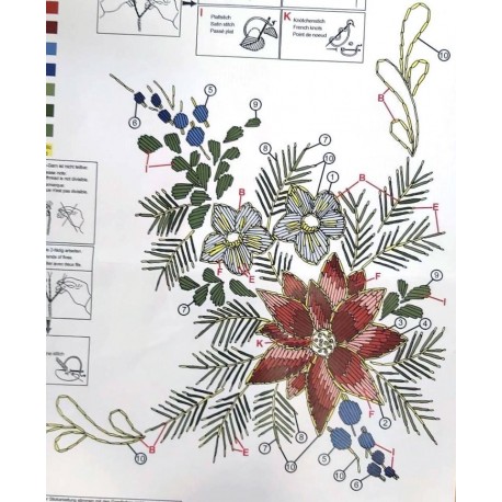 Hímezhető előfestett futó 40x100 cm 21-052