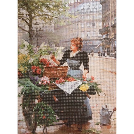 Gobelin 30x40 cm 6046 Virágárus