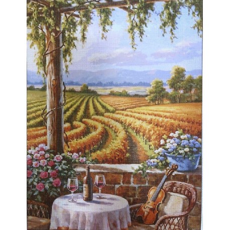 Gobelin 30x40 cm 4124 Szőlészet ősszel