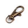 Karabíner 1 cm bronz