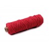 Makramé fonal 3 mm piros 50 m