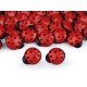 Babagomb 1,5 cm piros katica