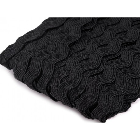 Farkasfog 5 mm fekete viszkóz 