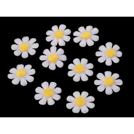 Varrható virág 2,7 cm fehér