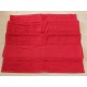 Hímezhető törölköző 50x100 cm piros