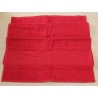 Hímezhető törölköző 50x100 cm piros