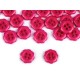 Gomb 1,3 cm pink virág