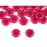 Gomb 1,3 cm pink virág