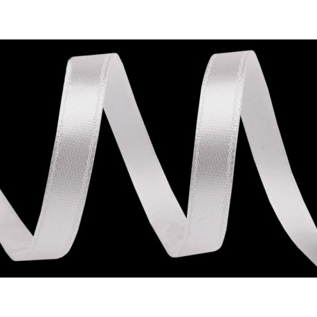 Szatén szalag 0,6 cm fehér