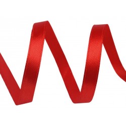 Szatén szalag 0,6 cm piros
