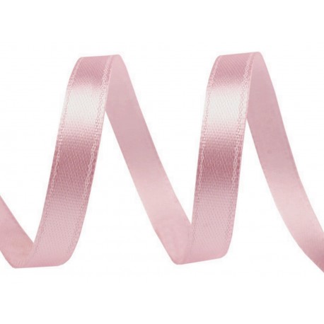 Szatén szalag 0,6 cm púder rózsaszín