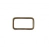 Téglalap 3 cm antik bronz