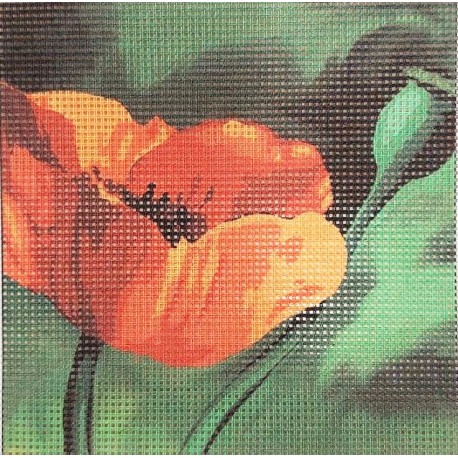 Gobelin 15x15 cm 633 Pipacs