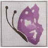 Gobelin 10x10 cm 873 Lila lepke