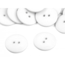 Gomb 2,3 cm matt fehér