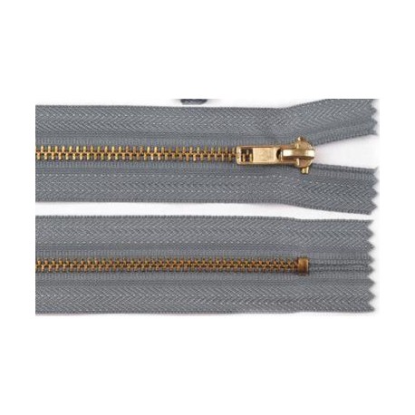 Cipzár 18 cm fém szürke VT0