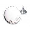 Farmergomb beütős 2 cm nickel Jeans