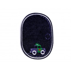 Vasalható farmerfolt szürke rendőrautós