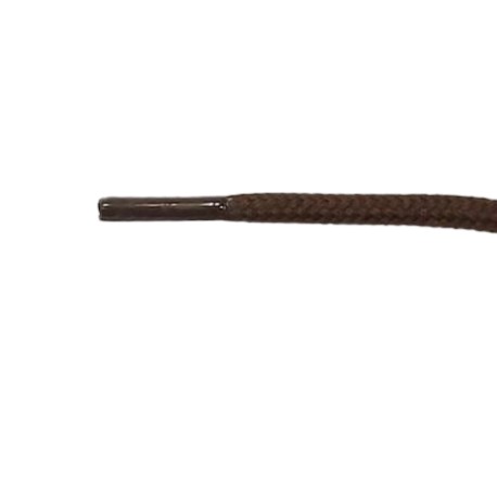 Cipőfűző vékony gömbölyű 60 cm barna