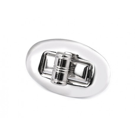 Táskazár 2x3,2 cm nickel