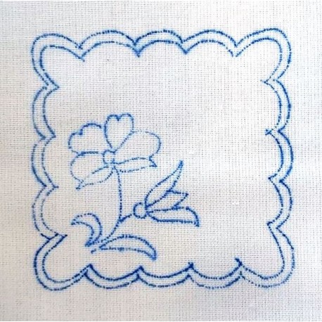 Hímezhető terítő 10 cm szegetlen X.