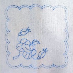 Hímezhető terítő 15x15 cm szegetlen VI.