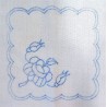 Hímezhető terítő 15x15 cm szegetlen VI.