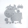 Hímezhető kép gyerekeknek 15x15 cm boci