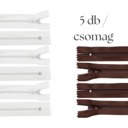 Cipzár csomag 12 cm 5 db vegyes I.