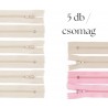Cipzár csomag 30 cm 5 db vegyes V.