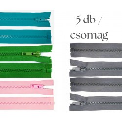 Cipzár csomag 30 cm 5 db vegyes III.