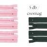 Cipzár csomag 45 cm 5 db vegyes V.
