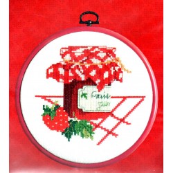 Keresztszemes leszám. 17 cm 00019 dzsem