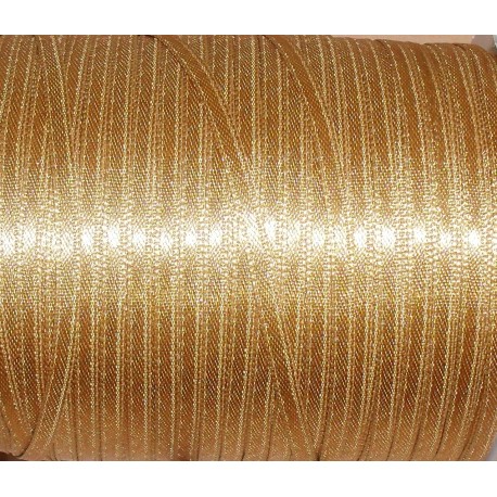Szatén szalag 0,3 cm óarany