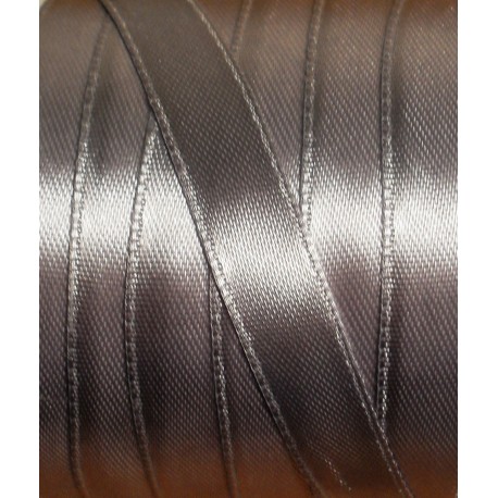 Szatén szalag 1 cm szürke