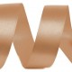 Szatén szalag 2,5 cm aranybarna
