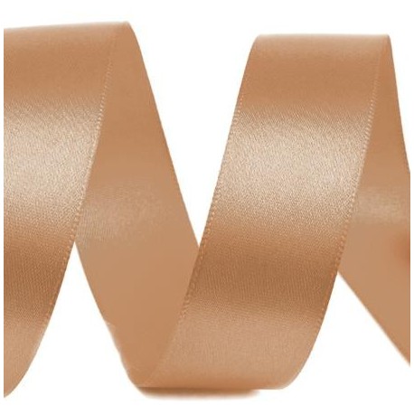 Szatén szalag 2,5 cm aranybarna