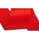 Szatén szalag 4 cm piros