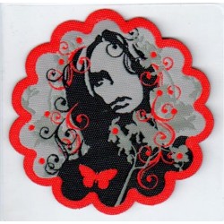 Vasalható folt arc pillangóval