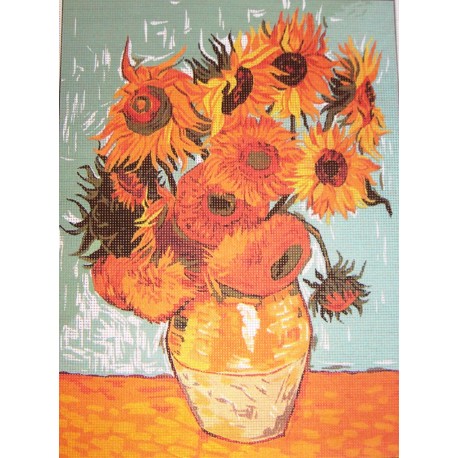 Gobelin 30x40 cm 011 Napraforgók Van Gogh