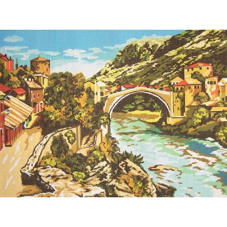 Gobelin 30x40 cm 240 Mosztári híd