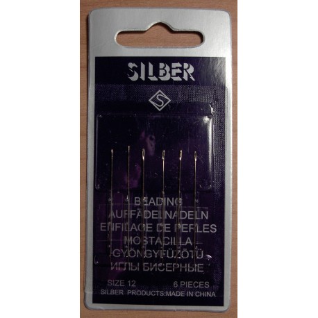 Gyöngyfűzőtű szet 12-es 